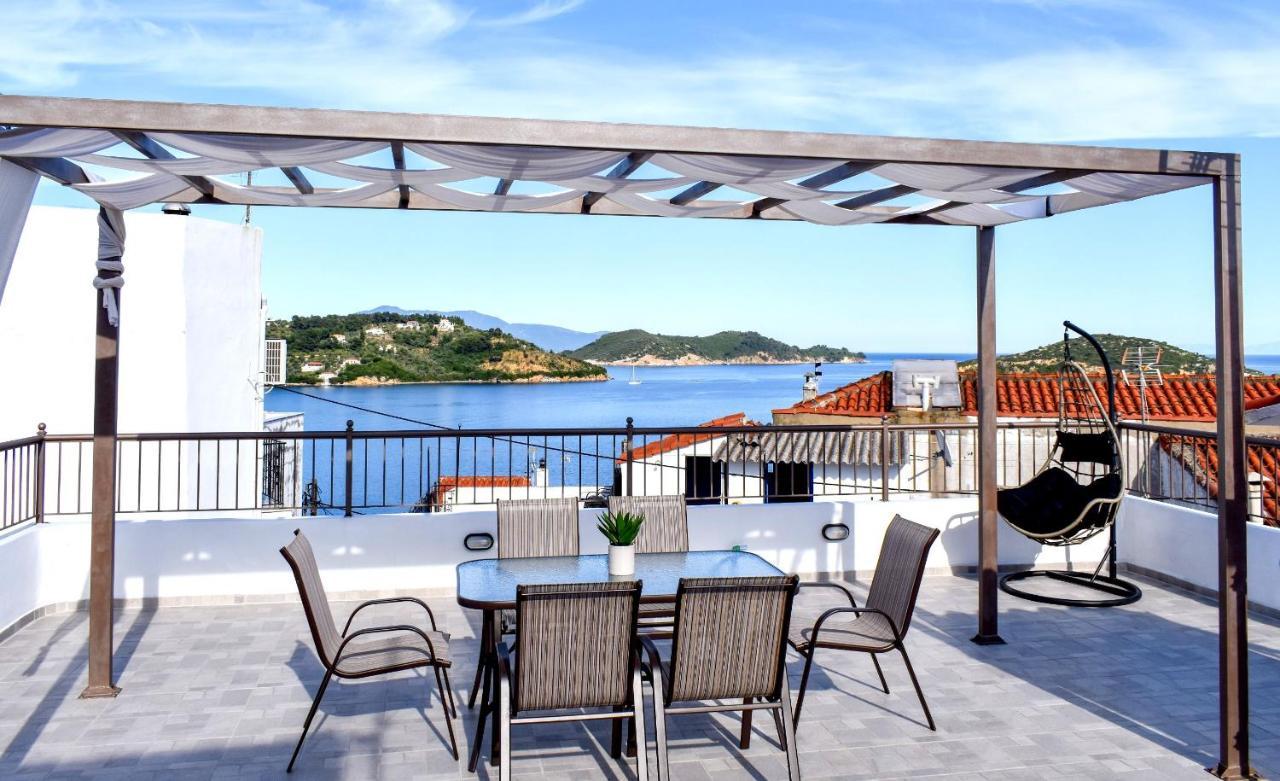 La Maison Plakes Rooftop Apt Skiathos-stad Buitenkant foto