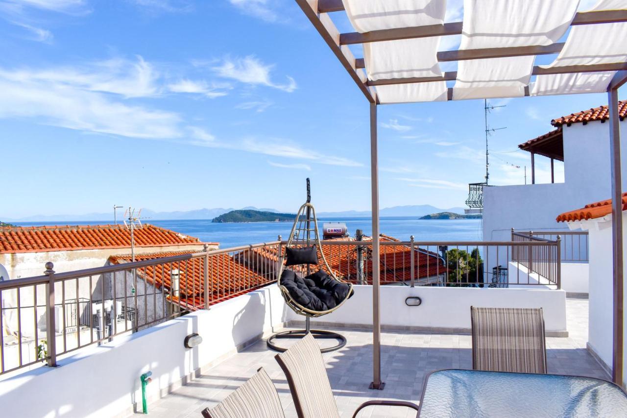 La Maison Plakes Rooftop Apt Skiathos-stad Buitenkant foto